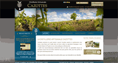 Desktop Screenshot of distillerie-cazottes.com