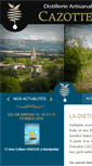 Mobile Screenshot of distillerie-cazottes.com