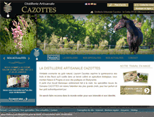 Tablet Screenshot of distillerie-cazottes.com